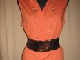 Hemden, Blusen NEU* Sylische, sexy * Hemd- Bluse ohne Arm "Michéle Boyard" Gr. 44- 46/ L, orange* in 88499