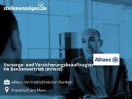 Vorsorge- und Versicherungsbeauftragter im Bankenvertrieb (m/w/d) - Frankfurt (Main)