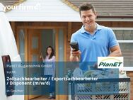 Zollsachbearbeiter / Exportsachbearbeiter / Disponent (m/w/d) - Gescher (Glockenstadt)