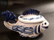 Gzel Gzhel Гжель Fisch Keramik Porzellan Deckeldose Sammlung - Essen
