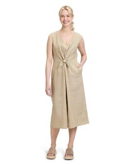 Cartoon Sommerkleid Cartoon Leinenkleid mit Cut-Outs Form