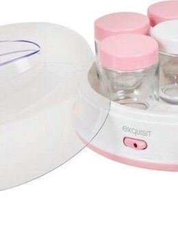 exquisit Joghurtbereiter YM 3101 wep, 7 Portionsbehälter, je 200 ml