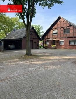 +++ Landhausidylle mit Charme - Zweifamilienhaus mit Fachwerkcharakter auf Traumgrundstück +++ - Lindern (Oldenburg)