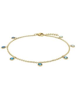 Amor Fußkette 2036447, mit Zirkonia (synth)