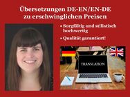 Übersetzungen Deutsch-Englisch/Englisch-Deutsch - Marburg