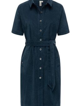 Ragwear Cordkleid Rozyna Cordy YOUMODO Kurzärmliges Kordkleid mit Hemdkragen