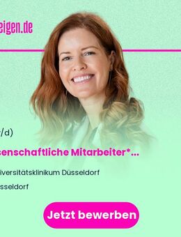 Wissenschaftliche Mitarbeiter*in (m/w/d) Vollzeit / Teilzeit - Düsseldorf