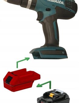 #NEU# Makita LXT Akkuadapter für Makita G-series 18V Set 1 - Wuppertal