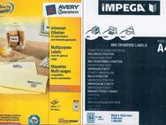 Avery Zweckform 3475, Impega 63,5x33,9; 4.800 Etiketten, neu - Mönchengladbach
