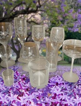 60 Avon Bleikristall Gläser Serie Kolibri Neupreis 1398 Euro - Reichelsheim (Odenwald)