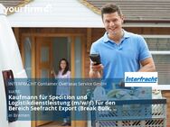 Kaufmann für Spedition und Logistikdienstleistung (m/w/d) für den Bereich Seefracht Export (Break Bulk, FCL und LCL) - Bremen