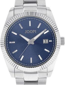 JOOP! Quarzuhr 2037687, Armbanduhr, Damenuhr, Herrenuhr, analog, Datum, Edelstahlarmband