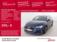 Audi A3, Sportback S line 40 TFSI qu, Jahr 2021 - Berlin