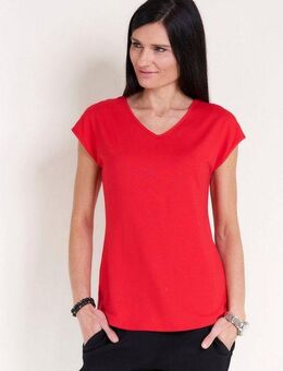 Seidel Moden T-Shirt mit V- oder rundem Ausschnitt, MADE IN GERMANY
