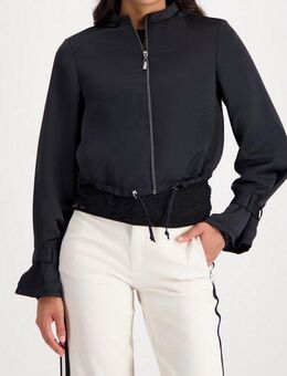 Monari Blouson Jacke Satinblouson Regular fit mit Stehkragen