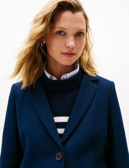 Tommy Hilfiger Langmantel CLASSIC SB WOOL REG COAT mit Wolle und Kaschmiranteil