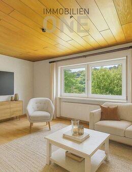 4-Zimmer Hochparterrewohnung mit Südterrasse und Garage - Nittendorf (Markt)