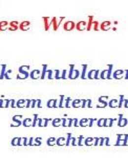 5 Stück Schubladen von einem alten Schreibtisch - Nürnberg