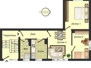 Ab sofort zu besichtiigen, 3-Zimmer-Wohnung in Bergkamen Rünthe - Bergkamen