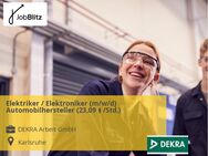 Elektriker / Elektroniker (m/w/d) Automobilhersteller (23,09/Std.) - Karlsruhe