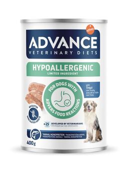 4 + 2 gratis! 6 x 400 g Advance Veterinary Diets - Hypoallergenic: Forelle