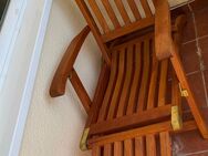 Teak Holz massiv Deck Chair - Friedrichsthal (Saarland)