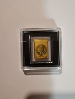 Seltener Goldbarren " Helmut Schmidt " 1/1000 oz 999er Feingold mit Zertifikat - Neufahrn (Freising)