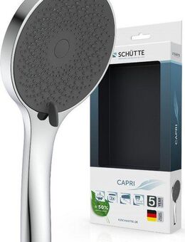 Schütte Handbrause CAPRI, Duschbrause, 3-fach verstellbar, Antikalk, wassersparend