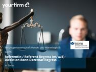 Referentin / Referent Regress (m/w/d) - Direktion Bonn Dezernat Regress - Bonn