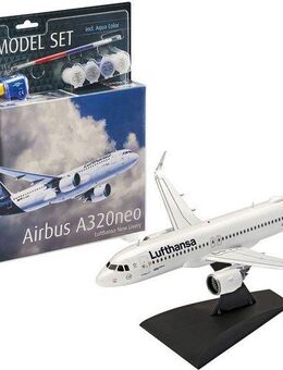 Revell® Modellbausatz Airbus A320neo Lufthansa, Maßstab 1:144, Made in Europe