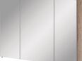 Schildmeyer Spiegelschrank Dorina, mit höhenverstellbaren Glasböden Breite 90 cm, 3-türig, LED-Beleuchtung, Schalter-/Steckdosenbox in 00000