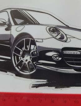 PORSCHE 911 turbo Aufkleber / Sticker transparent 997 - Zwickau
