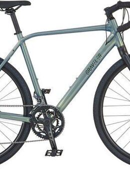 Prophete Gravelbike Graveler, 16 Gang Shimano Claris Schaltwerk, Kettenschaltung