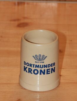 Dortmungder Kronen Bierkrug Steinzeug Steingut Keramik 0,25 L neuwertig - Borken