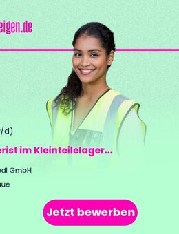Lagerist im Kleinteilelager (m/w/d) - Plaue
