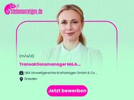 Transaktionsmanager M&A (sell-side) (m/w/d) - Dresden