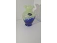 Kleine Blumenvase Blau/Grün Murano Glas in 70599