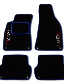 Handmade Velourmatten Fußmatten SET für AUDI Modellauswahl STICKEREI Set7773662 - Wuppertal