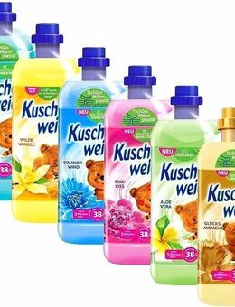 NEUES KONZENTRIERTER KUSCHELWEICH SPÜLMIX-SET DE 6X1L (6x38 Spülgänge) Weichspüler - Wuppertal