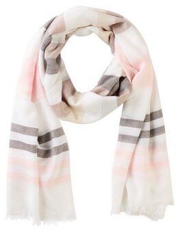 Laura Scott Fransentuch, im zeitlosen Blockstreifen-Design - NEW