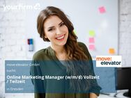 Online Marketing Manager (w/m/d) Vollzeit / Teilzeit - Dresden