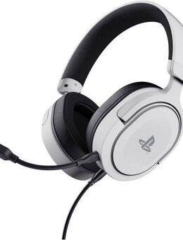 Trust GXT498 FORTA HEADSET PS5 Gaming-Headset (Mikrofon abnehmbar, Stummschaltung)