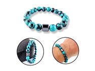 Türkis Blaue Schwarze Armband Modeschmuck Armreif Dehnbar Unisex Armschmuck 9,90 €* - Villingen-Schwenningen