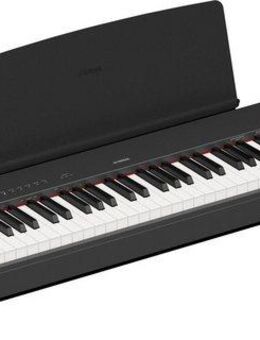 Yamaha Digitalpiano P-225B, schwarz, inkl. Notenablage, Fußschalter und Netzadapter