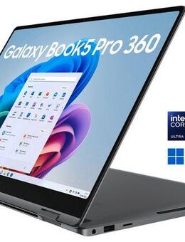 Samsung Galaxy Book5 Pro 360 16'' (NP960Q) Ultra5 32 GB + 512 GB Convertible Notebook (40,6 cm/16 Zoll, Intel Core Ultra 5, ARC, 512 GB SSD)