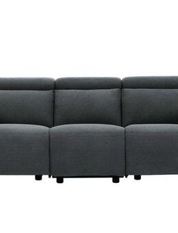 Home affaire 3-Sitzer SKAANE in Cord, Sofa mit manueller u. elektrischer Relaxfunktion, Relax-Funktion in 2 Sitzen, Kopfteilverstellung, Federkernpolsterung