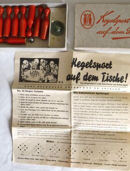 historisches Spiel "Kegelsport auf dem Tische" - Dresden