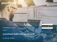 Consultant Audit and Tax (m/w/d) - Dessau-Roßlau