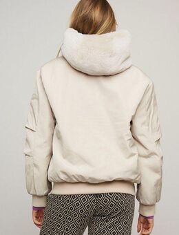 Rino & Pelle Bomberjacke mit flauschiger Kapuze