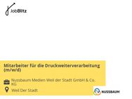 Mitarbeiter für die Druckweiterverarbeitung (m/w/d) - Weil der Stadt